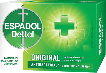Espadol Dettol Jabón en Barra x1 Original